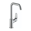 HANSGROHE 31609001 Focus Single-Hole Faucet 240 with Swivel Spout and Pop-Up Drain, 1.2 GPM - Chrome