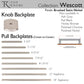 TOP KNOBS TK3277BSN Wescott Pull Backplate - Brushed Satin Nickel