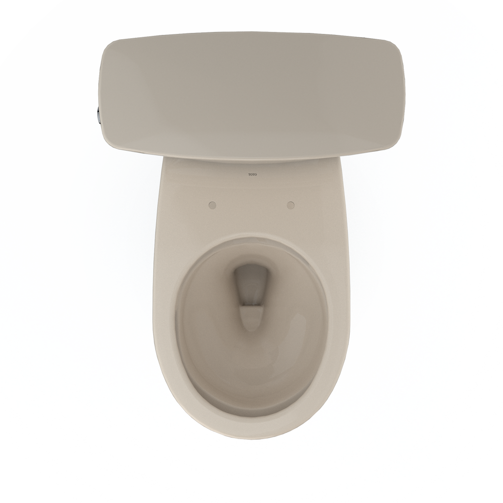 TOTO CST785CEFG#03 Drake Transitional Two-Piece Round 1.28 Gpf Universal Height Tornado Flush Toilet With Cefiontect - Bone