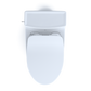 TOTO MS626234CEFG#01 Aimes One-Piece Elongated 1.28 GPF Toilet with CEFIONTECT and SoftClose Seat , Cotton White