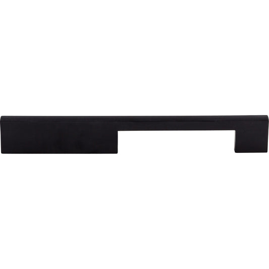 TOP KNOBS TK24BLK Linear 7" Center to Center Bar Pull - Flat Black