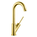 AXOR 10826251 Starck Bar Faucet, 1.5 GPM - Brushed Gold Optic