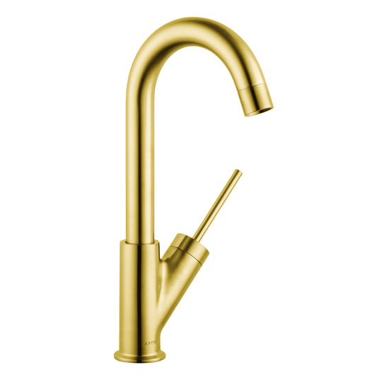 AXOR 10826251 Starck Bar Faucet, 1.5 GPM - Brushed Gold Optic