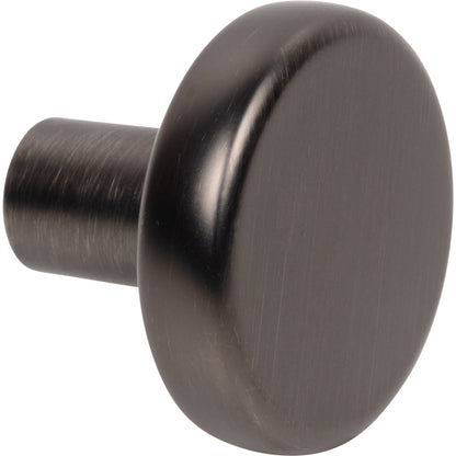 ELEMENTS 105BNBDL Gibson 1-1/4" Diameter Mushroom Knob - Brushed Pewter