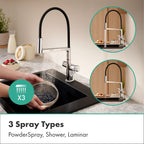 HANSGROHE 72861831 Talis N Semi-Pro PowderSpray Kitchen Faucet 1.75 GPM - Polished Nickel