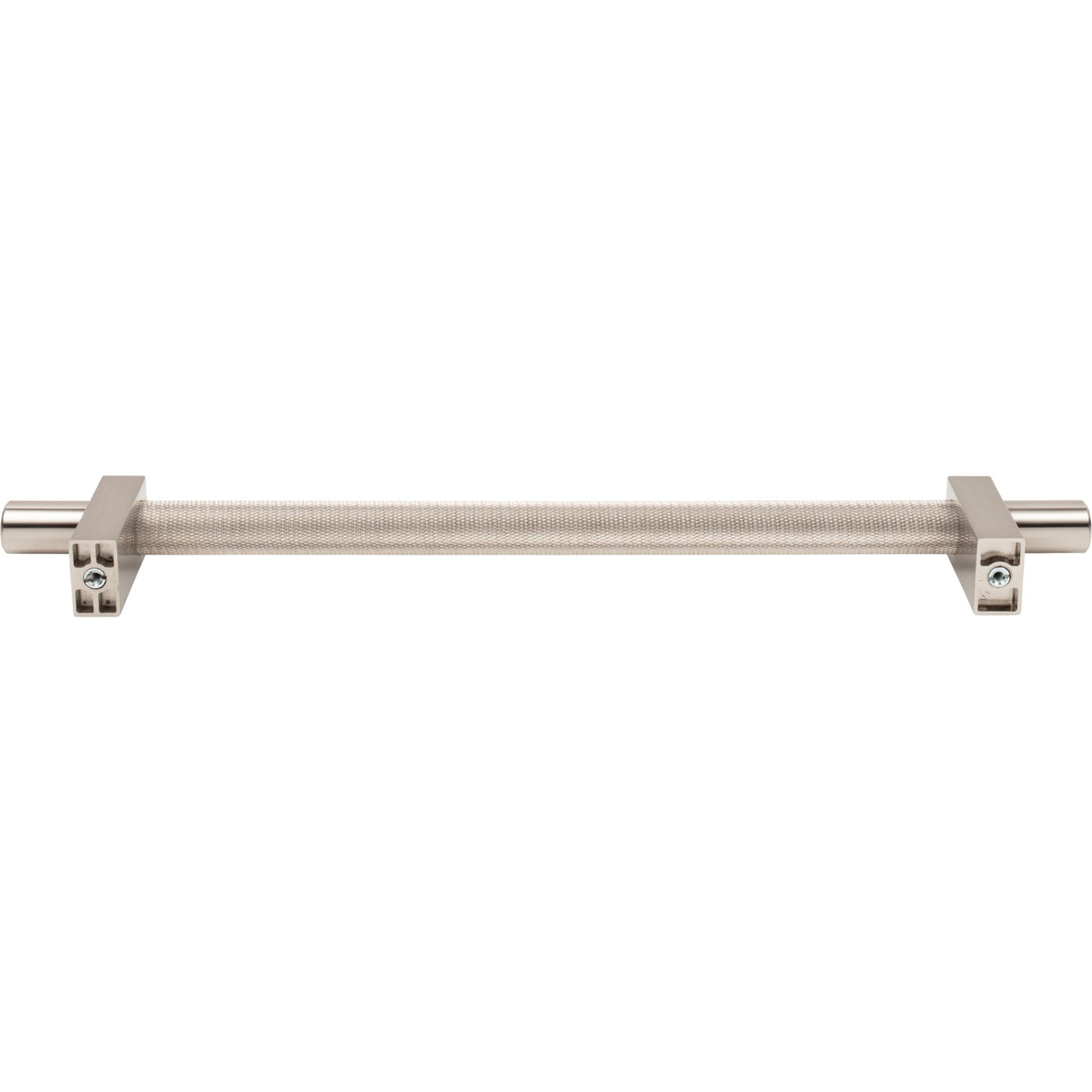 JEFFREY ALEXANDER 598-18SN Larkin Knurled Center 18" Center-to-Center Appliance Pull - Satin Nickel