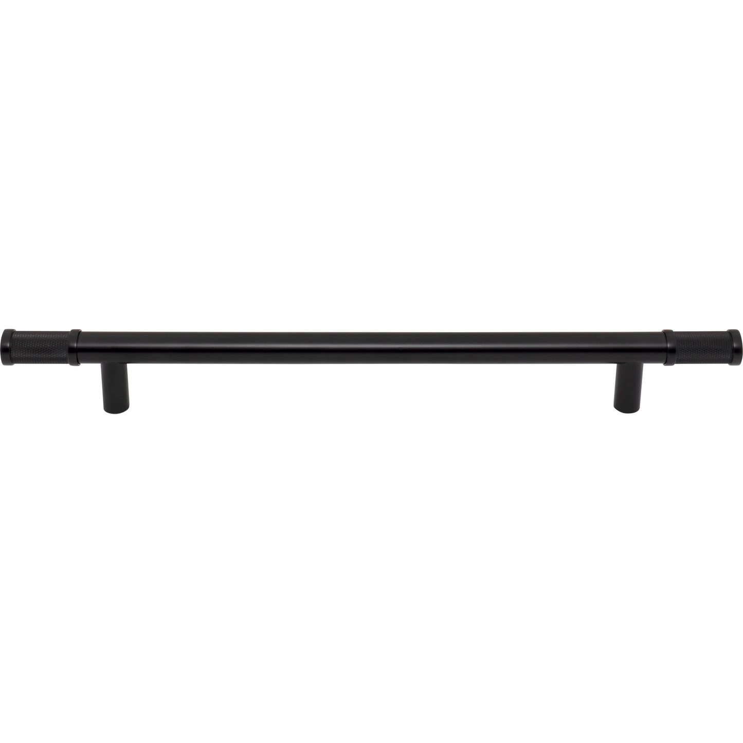 TOP KNOBS TK3238BLK Burnham 12" Center to Center Bar Pull - Flat Black