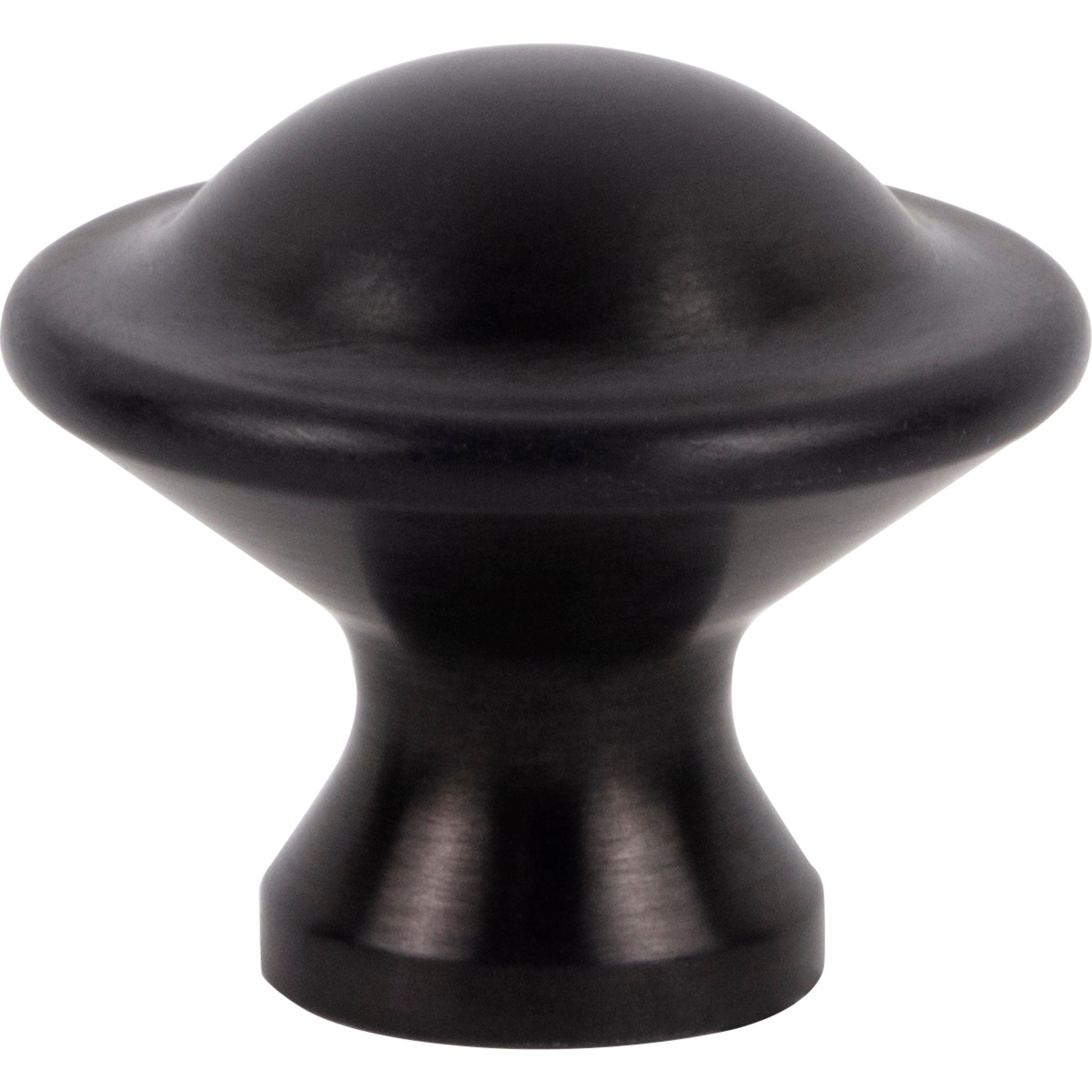 ATLAS A979-BL Torrance 1 1/8" Length Round Knob - Matte Black