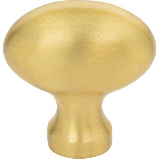 JEFFREY ALEXANDER 3991BG Lyon 1-9/16" Length Oval Knob - Brushed Gold