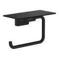 HANSGROHE 41772670 AddStoris Toilet Paper Holder with Shelf - Matte Black