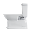 TOTO CST964CEFGAT40#01 Soiree One Piece Elongated 1.28 Gpf Universal Height Skirted Toilet With Cefiontect - Cotton White