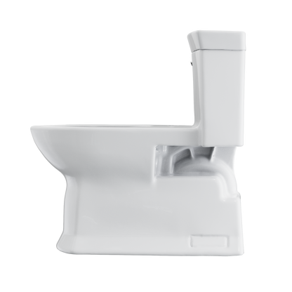 TOTO CST964CEFGAT40#01 Soiree One Piece Elongated 1.28 Gpf Universal Height Skirted Toilet With Cefiontect - Cotton White