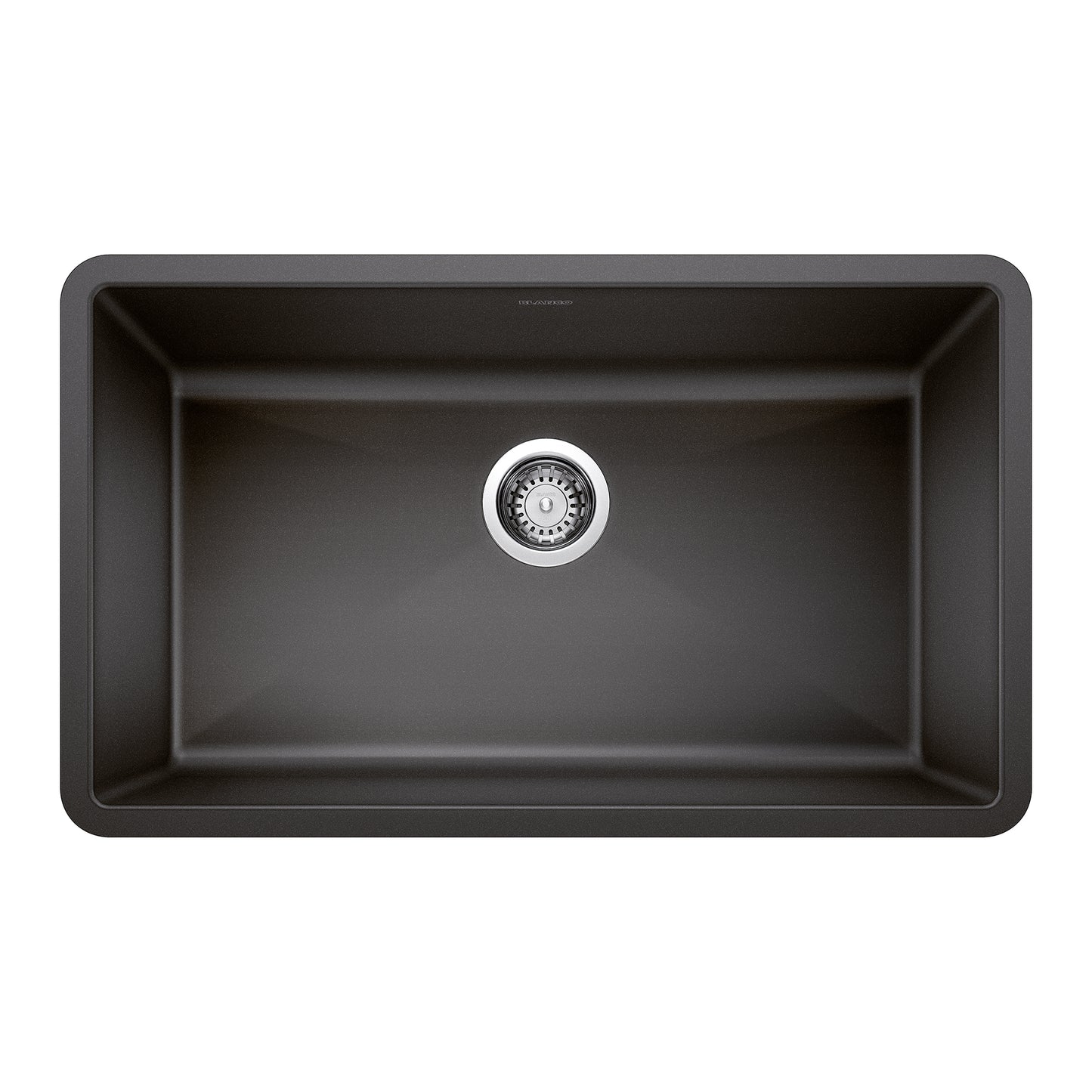 BLANCO 440149 Precis Precis SILGRANIT 32" Super Single Undermount Kitchen Sink - Anthracite in Anthracite