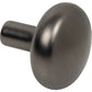 JEFFREY ALEXANDER 329BNBDL Loxley 1-1/4" Diameter Mushroom Knob - Brushed Pewter