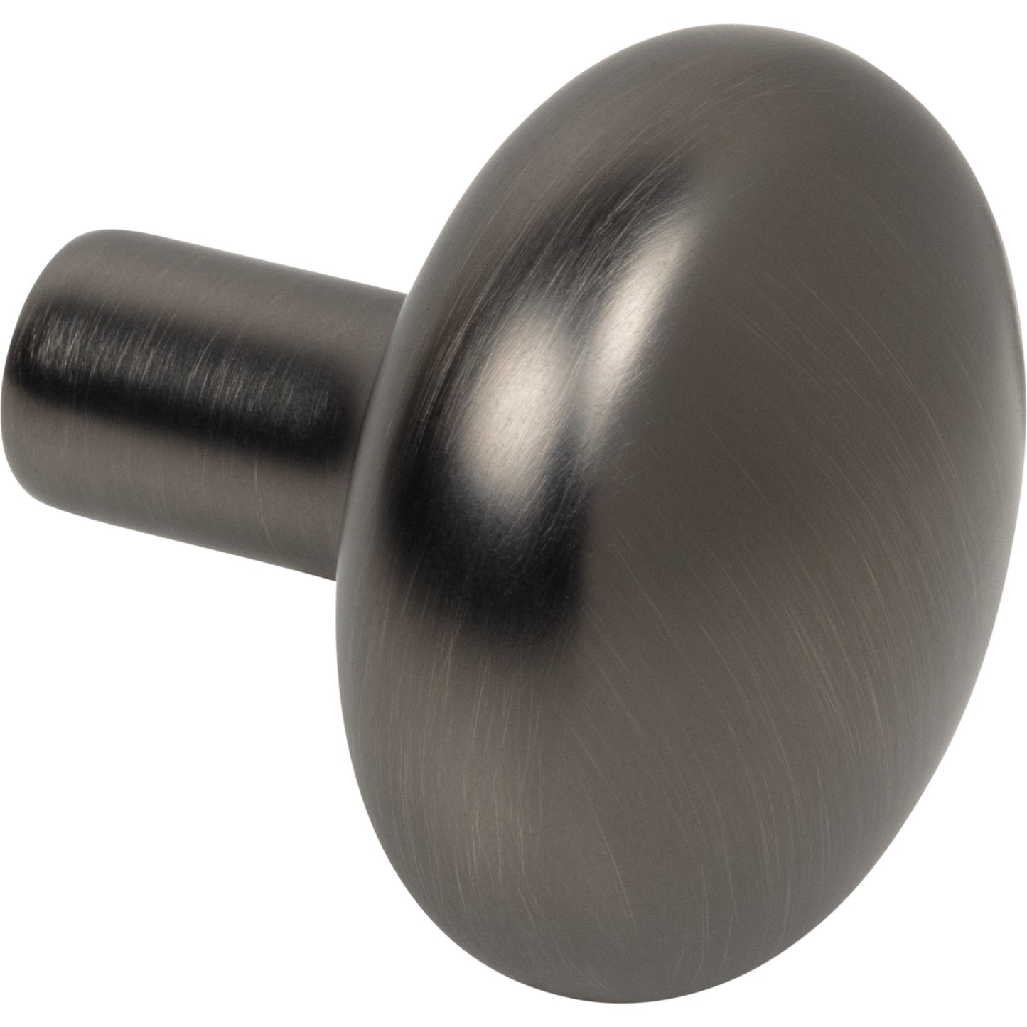 JEFFREY ALEXANDER 329BNBDL Loxley 1-1/4" Diameter Mushroom Knob - Brushed Pewter