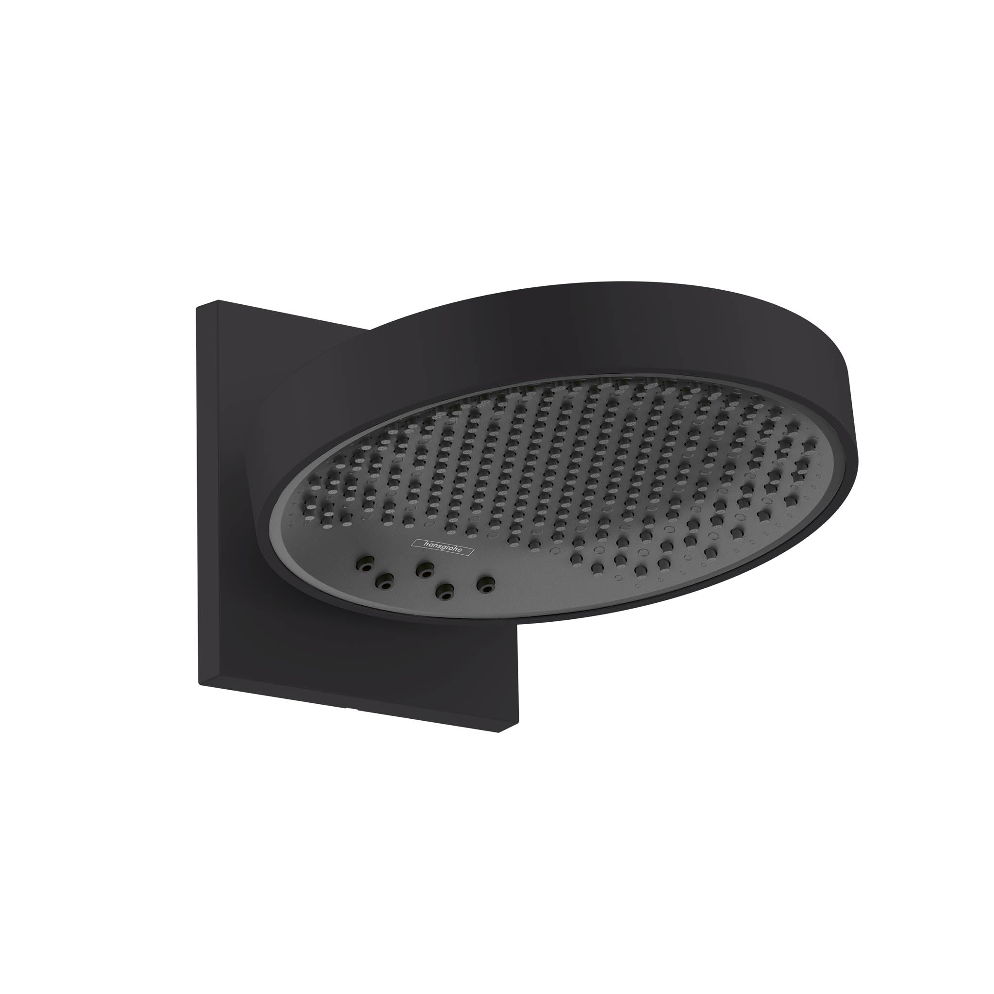 HANSGROHE 26235671 Rainfinity Showerhead 250 3-Jet with Wall Connector Trim, 1.75 GPM - Matte Black