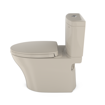 TOTO MS446124CEMGN#03 Aquia Iv Washlet+ Two-Piece Elongated Dual Flush 1.28 And 0.9 Gpf Toilet With Cefiontect - Bone