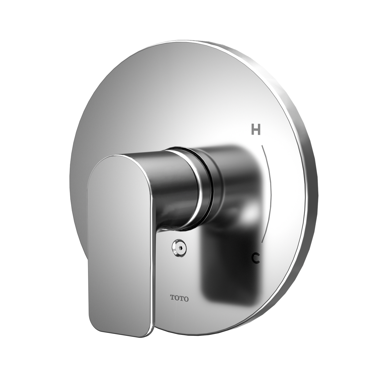 TOTO TS362P#CP Oberon Round 7 Inch Pressure Balance Valve Shower Trim - Polished Chrome