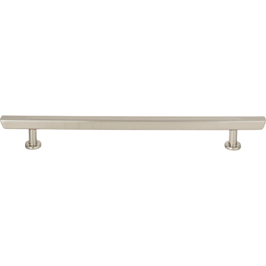 ATLAS 417-BRN Tiki Hut 7 9/16" Center to Center Bar Pull , Brushed Nickel