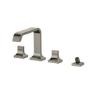 TOTO TBG08202U#PN Gc Two-Handle Deck-Mount Roman Tub Filler Trim With Handshower - Polished Nickel