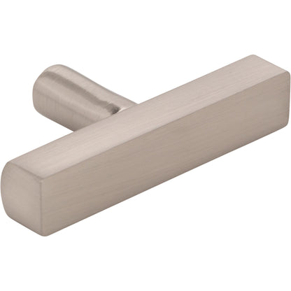 JEFFREY ALEXANDER 845TL-SN Dominique 2-1/4" Length Bar Knob - Satin Nickel