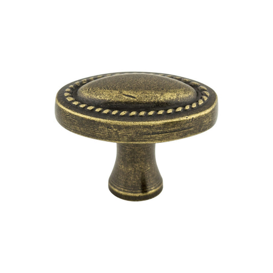 TOP KNOBS M402 Oval Rope 1 1/4" Length Oval Knob , German Bronze