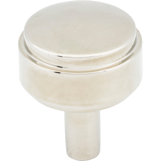 JEFFREY ALEXANDER 885NI Hayworth 1-1/8" Diameter Mushroom Knob - Polished Nickel