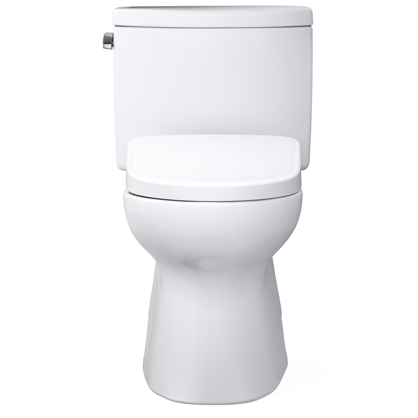 TOTO MW4744736CEFGA#01 WASHLET+ Vespin II Two-Piece Elongated 1.28 GPF Toilet with Auto Flush WASHLET+ S7A Contemporary Bidet Seat , Cotton White