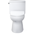 TOTO MW4744726CEFG#01 Washlet+ Vespin Ii Two-Piece Elongated 1.28 Gpf Toilet And Washlet+ S7 Contemporary Bidet Seat - Cotton White