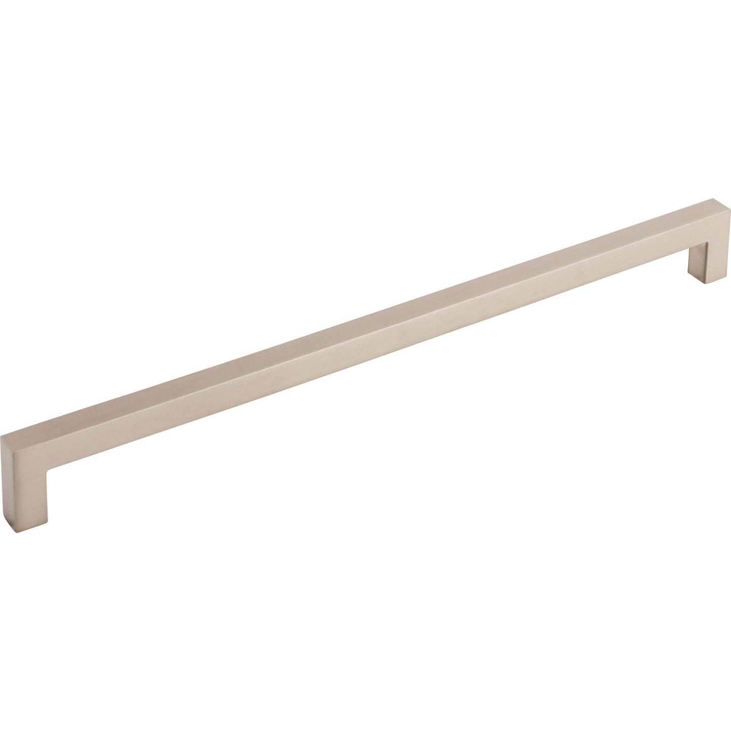 TOP KNOBS M1838 Square Bar 12" Center to Center Bar Pull - Brushed Satin Nickel