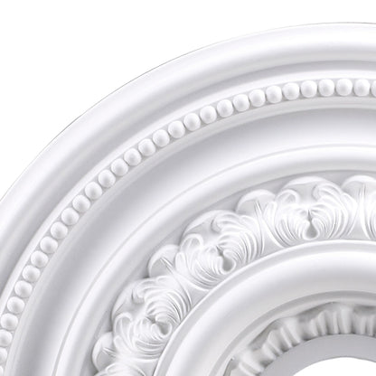 ELK SHOWROOM M1002WH English Study 18'' Wide Medallion - White