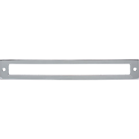 TOP KNOBS TK927PC Hollin Pull Backplate - Polished Chrome