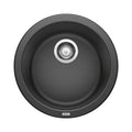 BLANCO 511632 Rondo Rondo SILGRANIT 18" Dual Mount Bar Sink - Anthracite in Anthracite