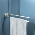 HANSGROHE 40512820 Logis Dual Towel Bar - Brushed Nickel