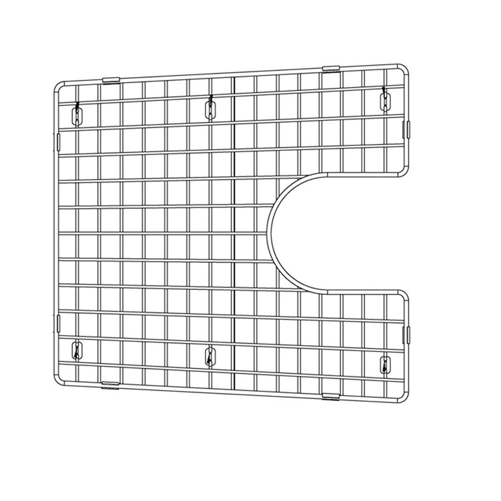 BLANCO 226828 Performa Stainless Steel Sink Grid for Performa 60/40 Sink - Large Bowl in Stainless Steel