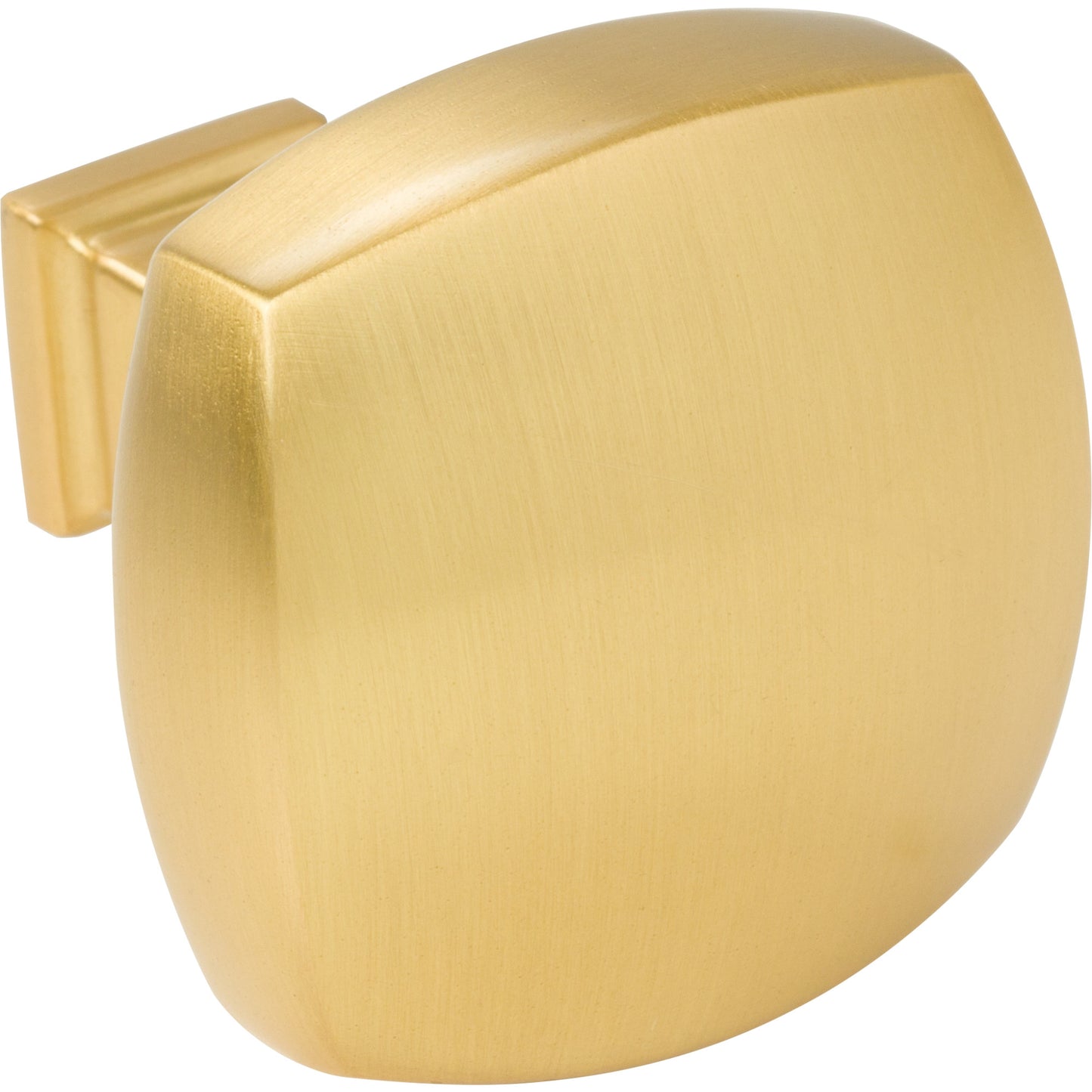 JEFFREY ALEXANDER 278L-BG Audrey 1-3/8" Diameter Square Knob - Brushed Gold