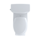 TOTO MS814224CUFG#01 Promenade II 1G One-Piece Elongated 1.0 GPF Universal Height Toilet with CEFIONTECT , Cotton White