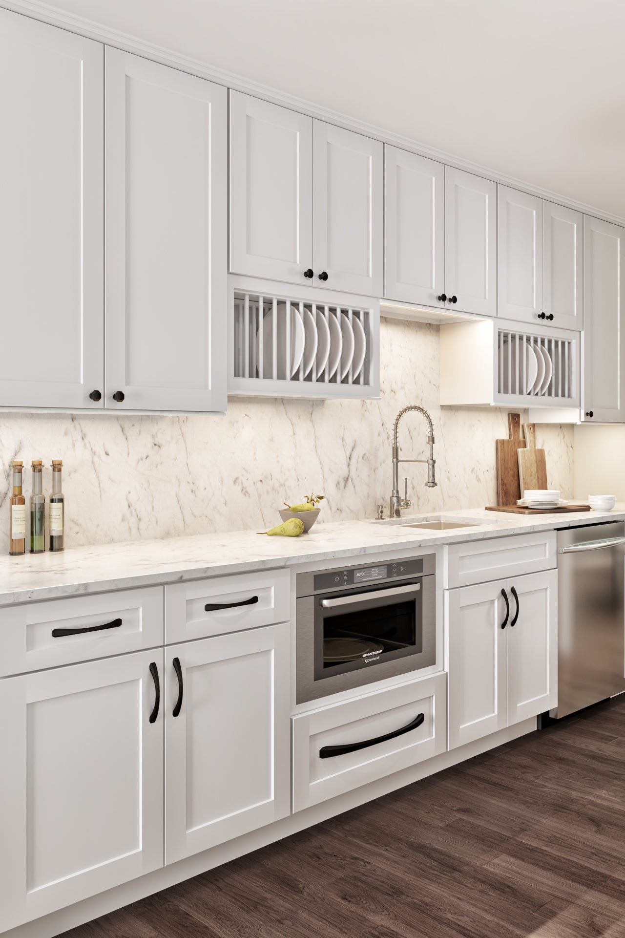 JEFFREY ALEXANDER 678MB Wheeler 1-1/4" Length Geometric Knob - Matte Black