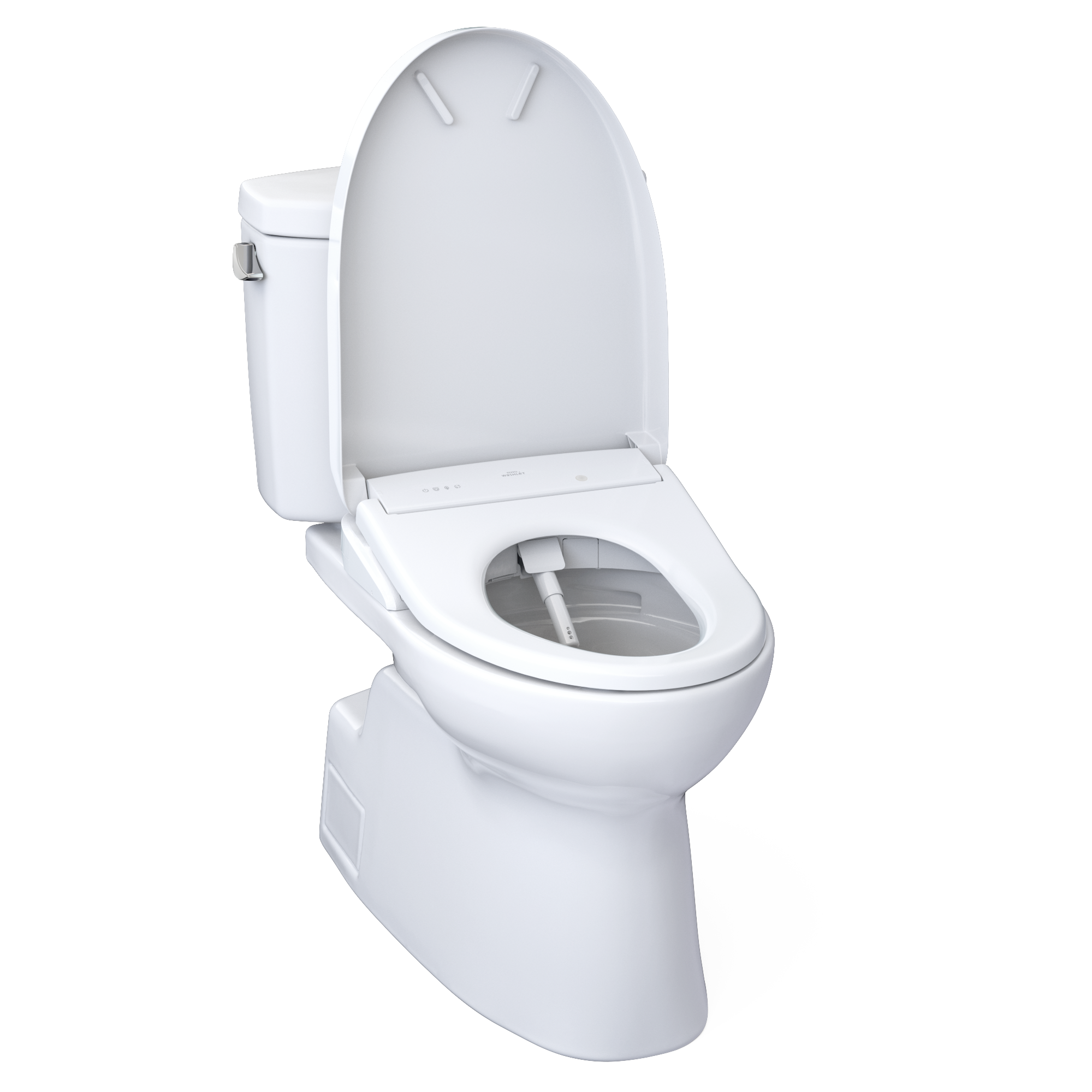 TOTO MW4744726CEFG#01 Washlet+ Vespin Ii Two-Piece Elongated 1.28 Gpf Toilet And Washlet+ S7 Contemporary Bidet Seat - Cotton White