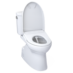 TOTO MW4744736CEFG#01 Washlet+ Vespin Ii Two-Piece Elongated 1.28 Gpf Toilet And Washlet+ S7A Contemporary Bidet Seat - Cotton White