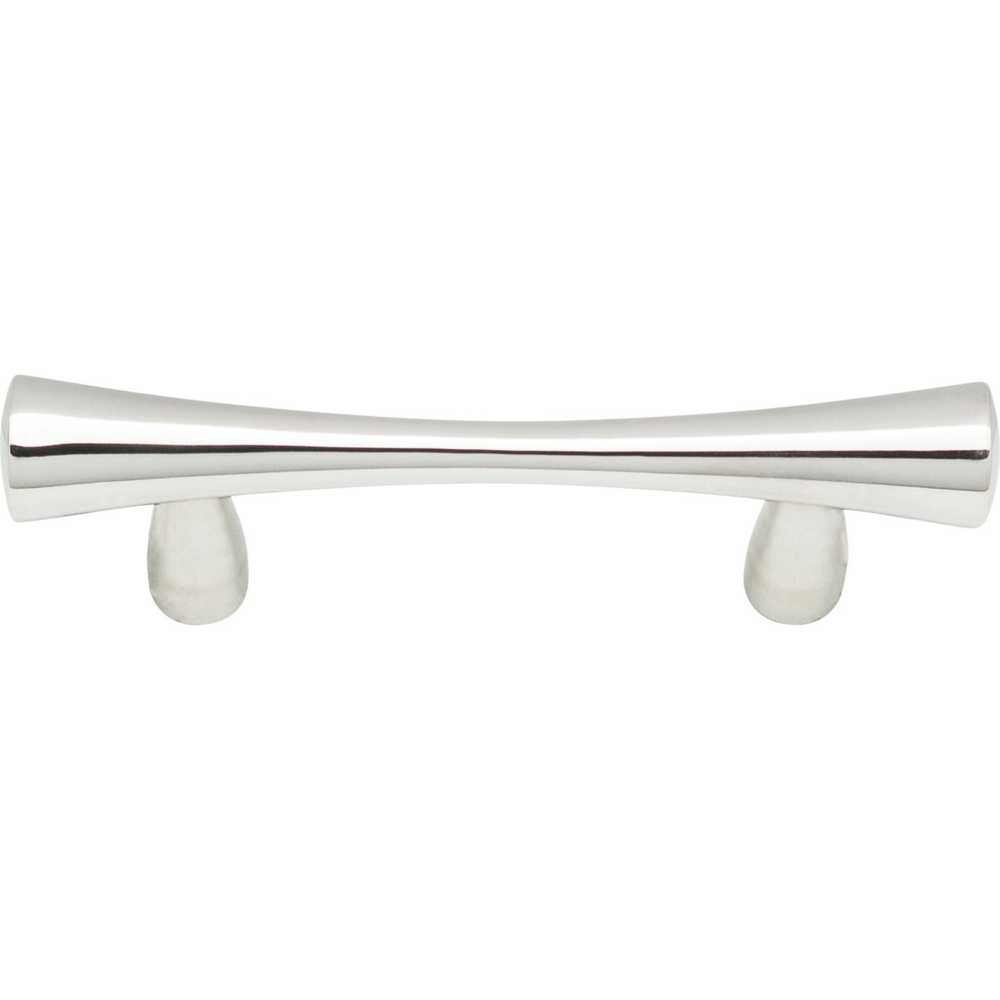 ATLAS A850-PS Fluted 2 1/2" Center to Center Bar Pull - Polished Stainless Steel