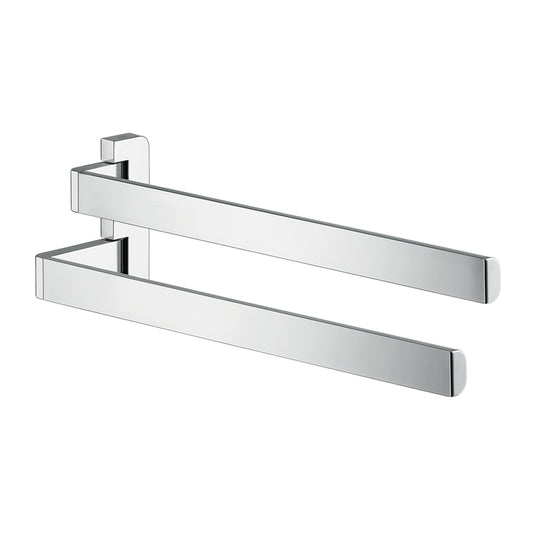 AXOR 42821000 Universal SoftSquare Dual Towel Bar - Chrome