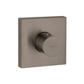 AXOR 10755341 ShowerSolutions Thermostatic Trim 5" x 5" - Brushed Black Chrome