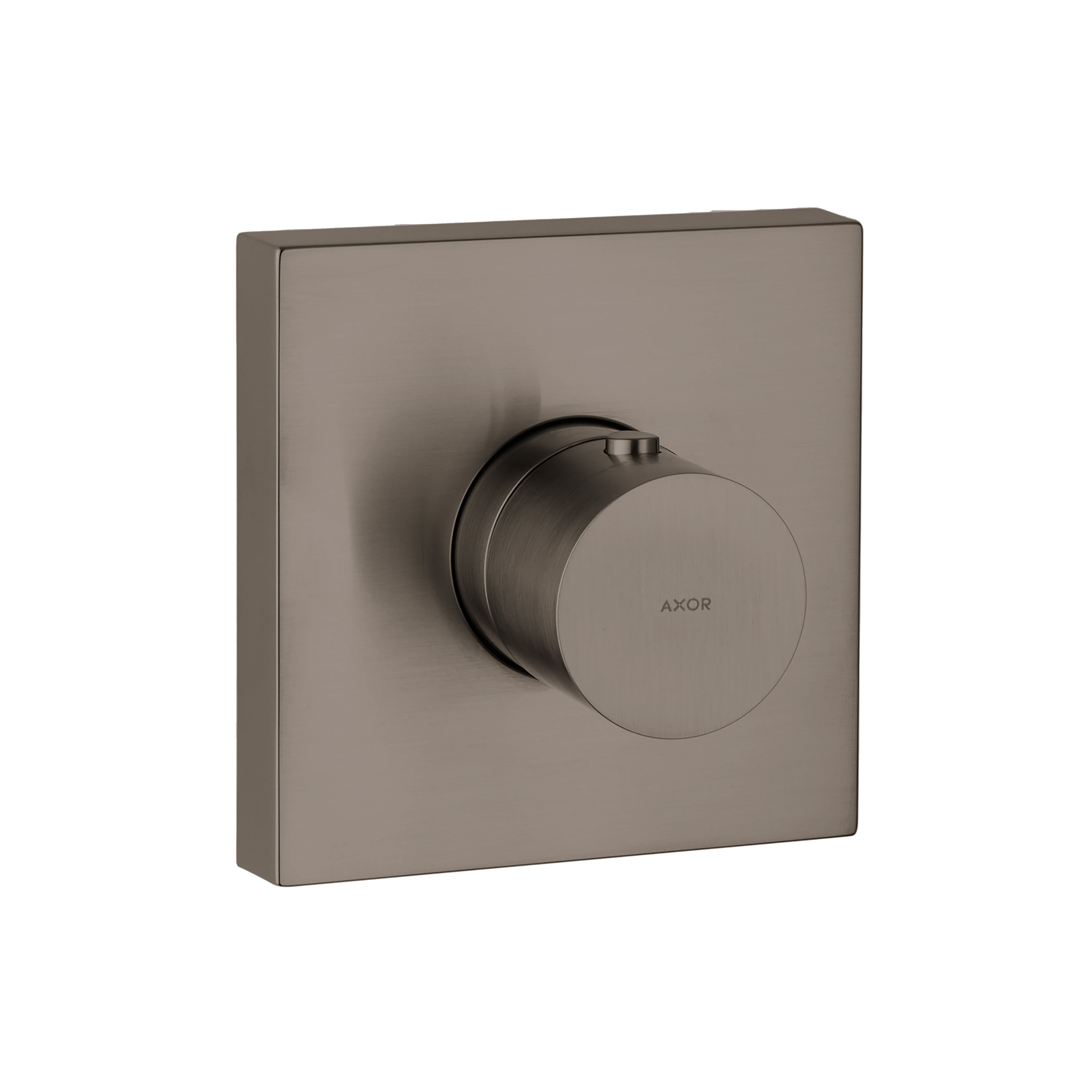 AXOR 10755341 ShowerSolutions Thermostatic Trim 5" x 5" - Brushed Black Chrome