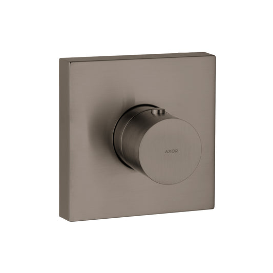 AXOR 10755341 ShowerSolutions Thermostatic Trim 5" x 5" - Brushed Black Chrome