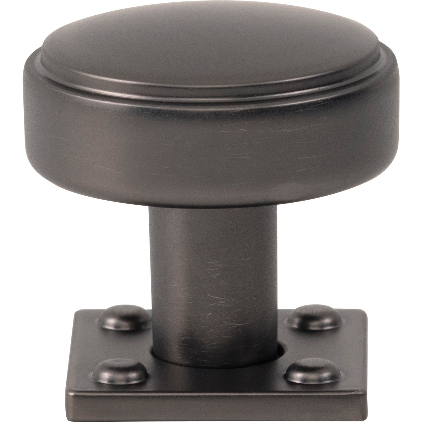 ATLAS A540-SL Benning 1 1/4" Diameter Round Knob - Slate