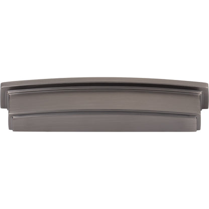 JEFFREY ALEXANDER 141-128BNBDL Renzo 128 mm Center-to-Center Cup/Bin Pull - Brushed Pewter