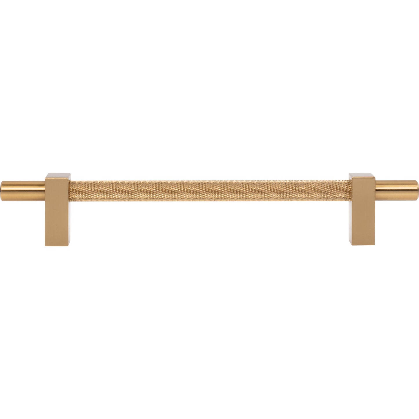 JEFFREY ALEXANDER 598-160SBZ Larkin Knurled Center 160 mm Center-to-Center Bar Pull - Satin Bronze