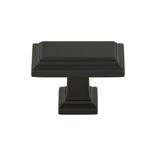 ATLAS 290-MB Sutton Place 1 7/16" Length Rectangle Knob - Modern Bronze