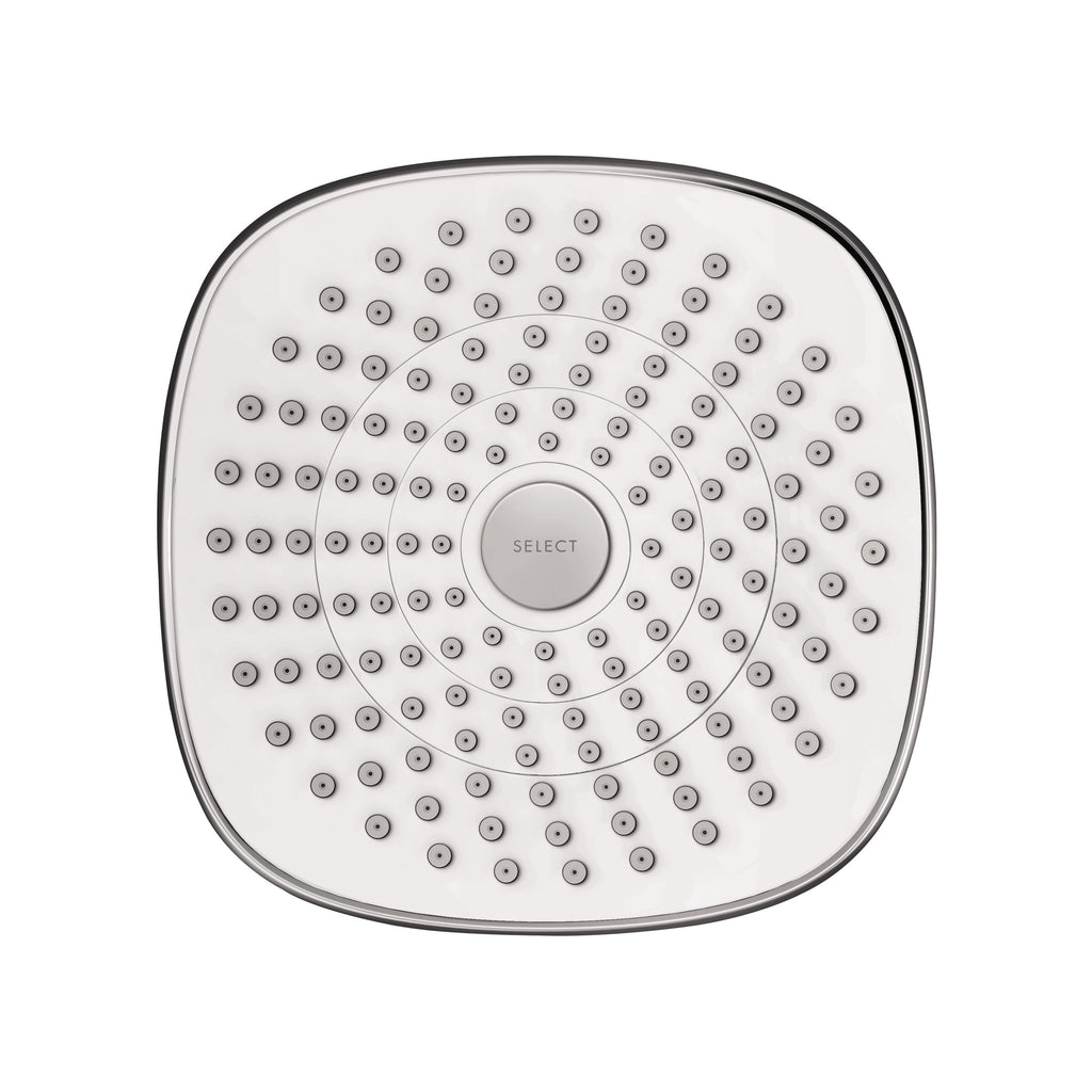 HANSGROHE 04387400 Croma Select E Showerhead 180 2-Jet, 1.8 GPM - White/Chrome